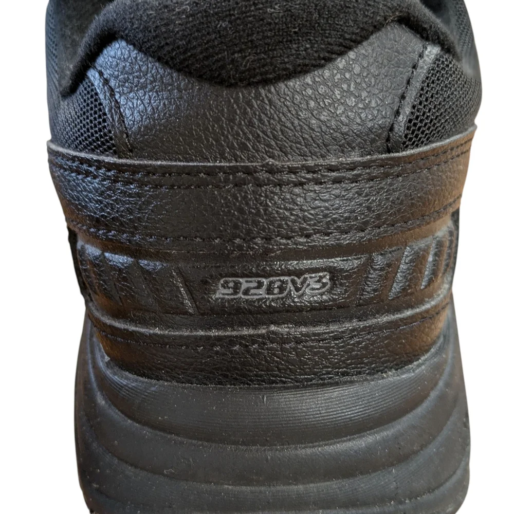 New Balance 928V3 Black Leather Walking Shoes Sneakers Mens 9 Womens 10.5